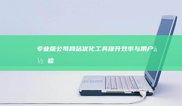 专业版公司网站优化工具：提升效率与用户体验